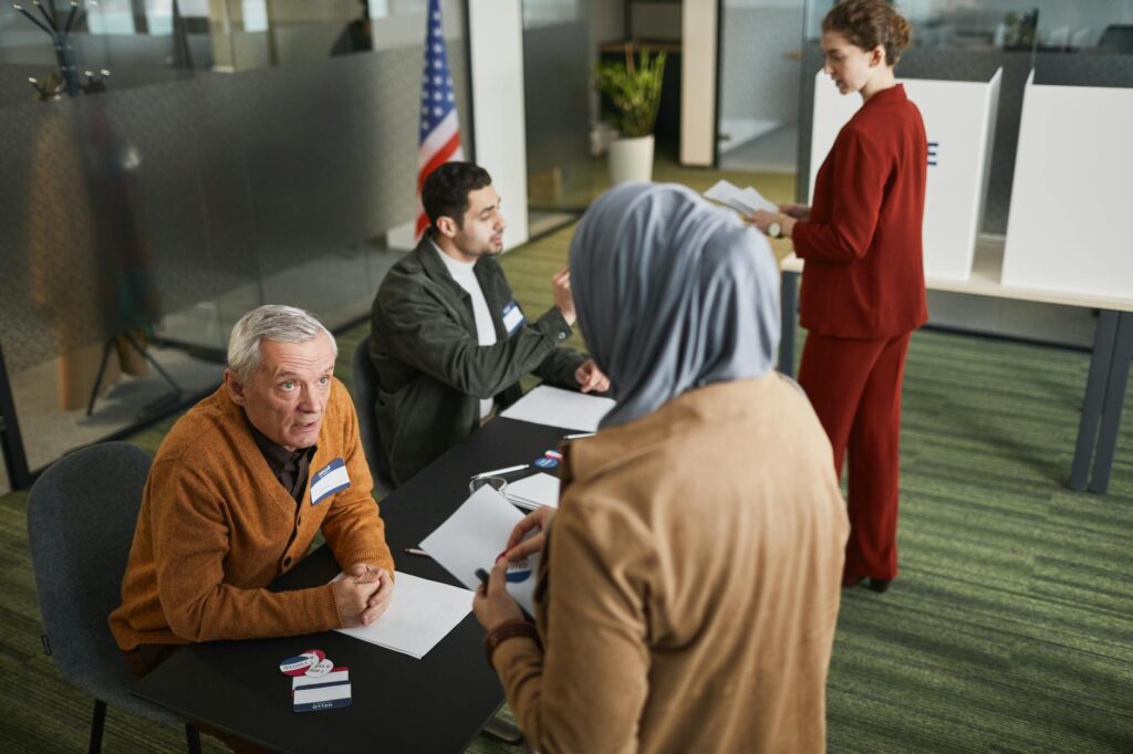 diverse citizens participating in government