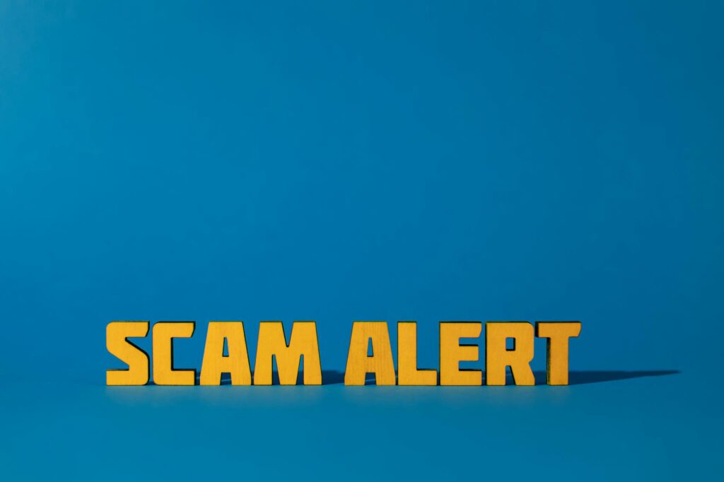 online scam red flags