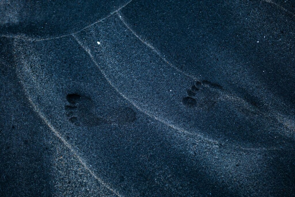 digital footprint concept