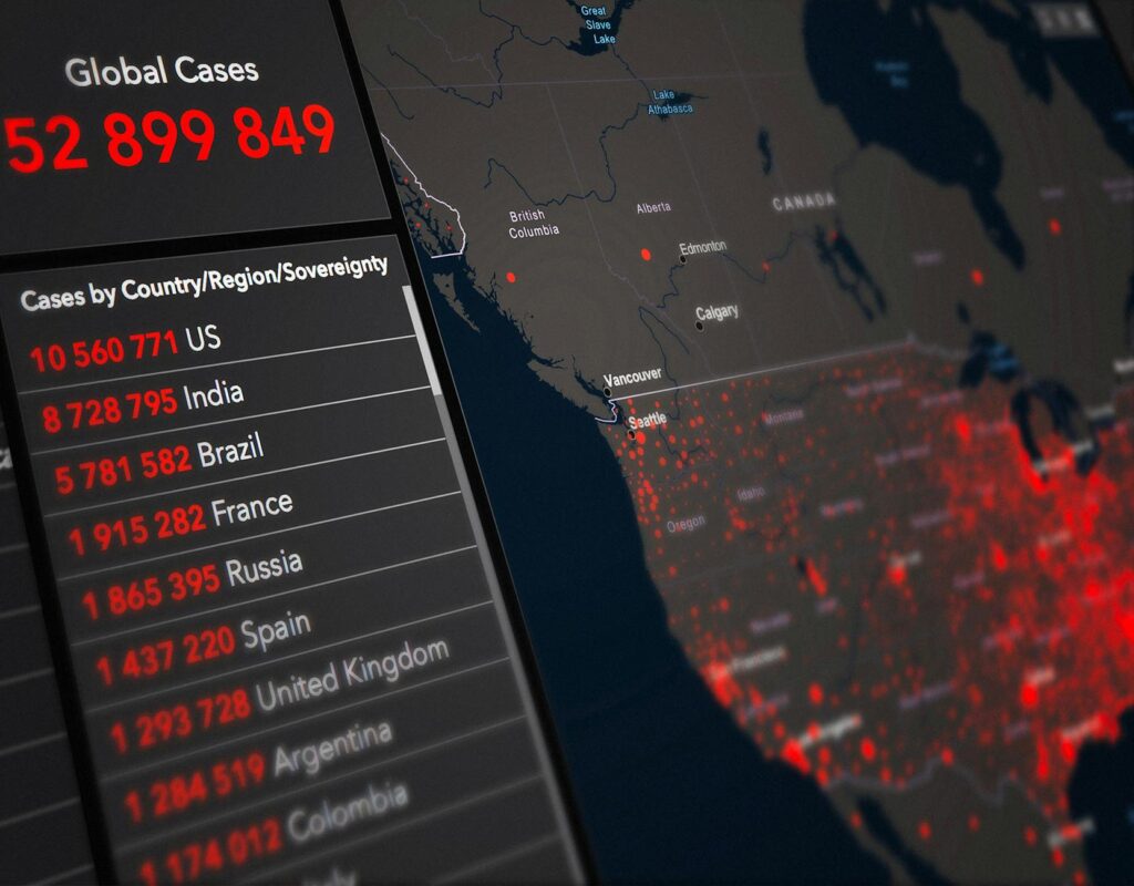 dynamic map data visualization