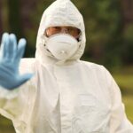 person protecting data online