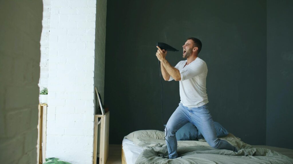 person unplugging phone